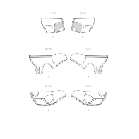 Simplicity Pattern S9532 Pet Clothes Hoodie Shirt Active Wear Cosplay Sizes XS-X - Picture 6 of 6